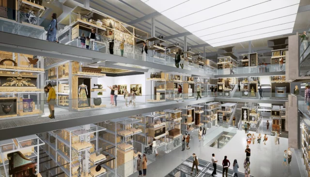 Exciting news!  V&A East Storehouse is now open on Queen Elizabeth Olympic Park, Stratford, bringing world-class design, art and performance exhibitions right to our neighbourhood. Come explore innovative art and a vibrant community space that celebrates creativity and culture. Don't miss out—visit today and be part of something inspiring! #VandAEastStorehouse #Stratford #ArtAndCulture #CommunityVibes